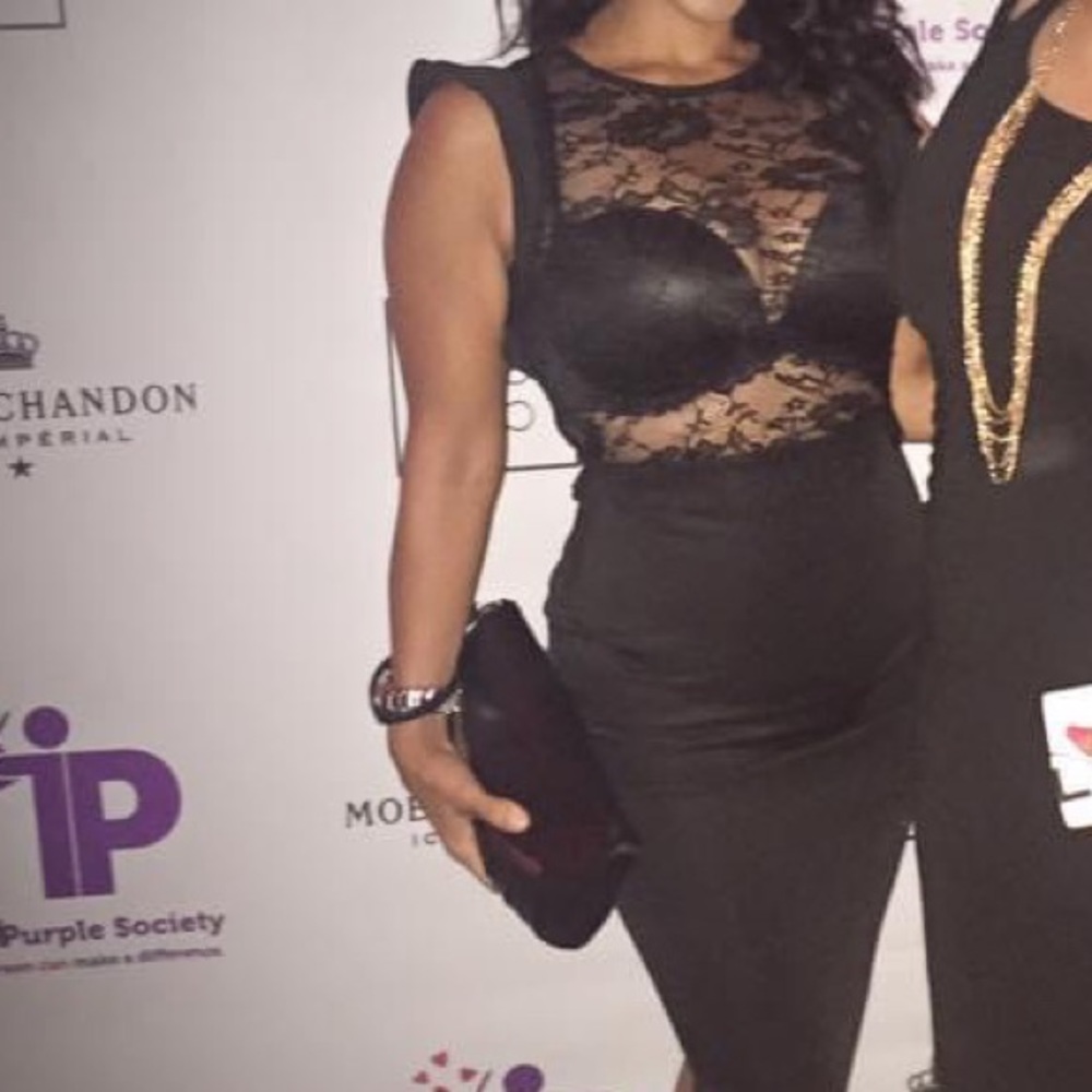 Midi black dress!